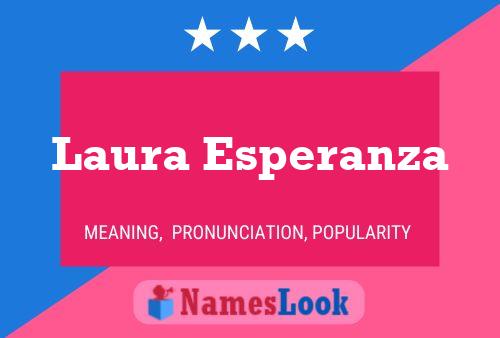 Póster del nombre Laura Esperanza