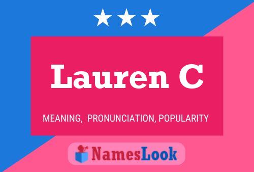 Póster del nombre Lauren C