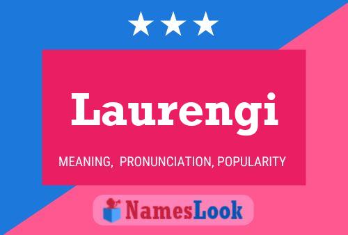 Póster del nombre Laurengi