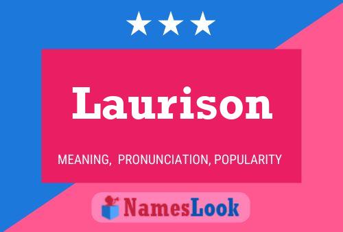 Póster del nombre Laurison