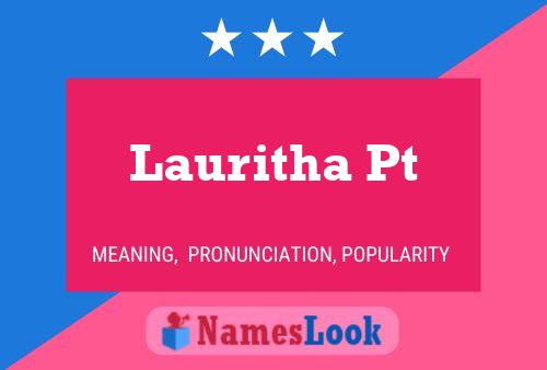 Póster del nombre Lauritha Pt