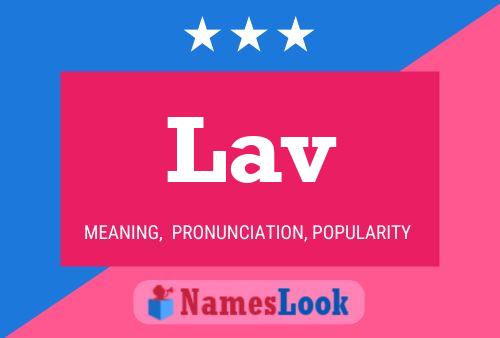 Póster del nombre Lav