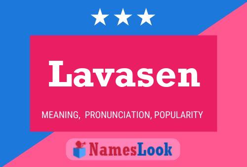 Póster del nombre Lavasen