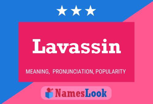 Póster del nombre Lavassin