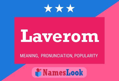 Póster del nombre Laverom