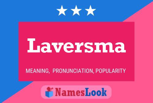 Póster del nombre Laversma