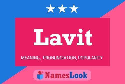 Póster del nombre Lavit