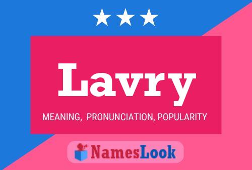 Póster del nombre Lavry