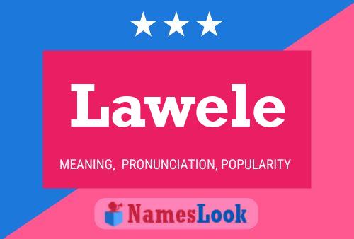 Póster del nombre Lawele