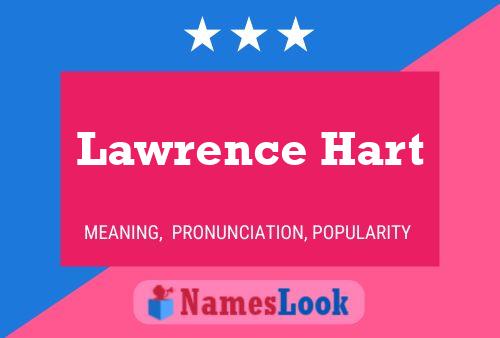 Póster del nombre Lawrence Hart