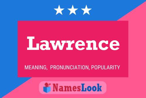 Póster del nombre Lawrence