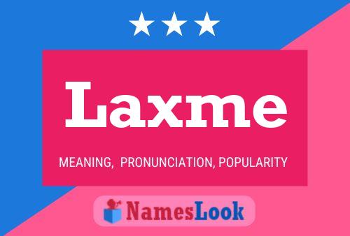 Póster del nombre Laxme