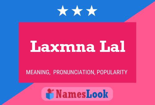 Póster del nombre Laxmna Lal