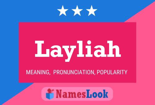 Póster del nombre Layliah