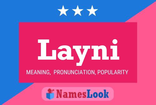 Póster del nombre Layni