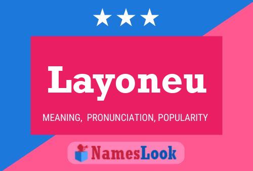 Póster del nombre Layoneu