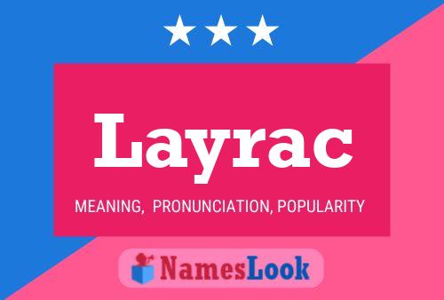 Póster del nombre Layrac