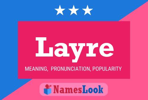 Póster del nombre Layre