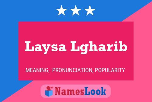 Póster del nombre Laysa Lgharib