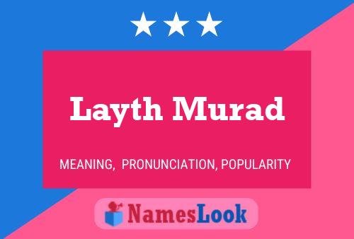 Póster del nombre Layth Murad