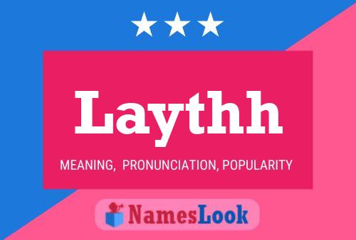 Póster del nombre Laythh