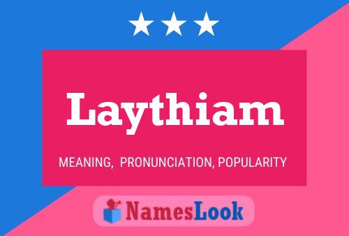 Póster del nombre Laythiam