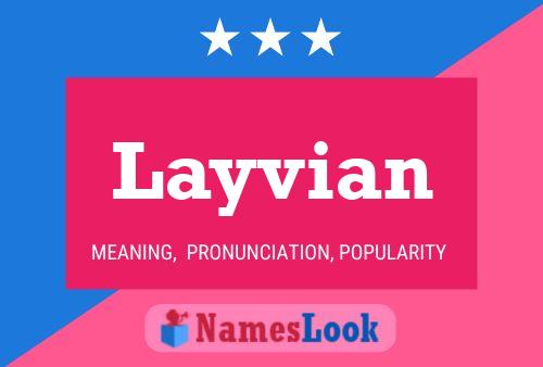 Póster del nombre Layvian