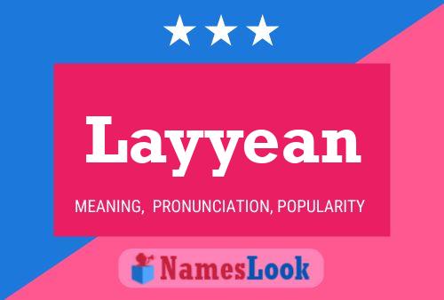 Póster del nombre Layyean