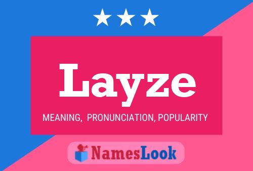 Póster del nombre Layze