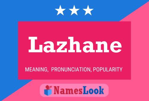 Póster del nombre Lazhane