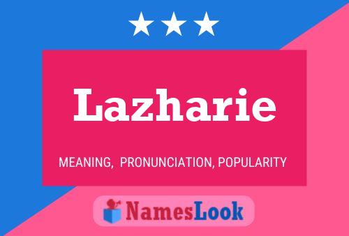 Póster del nombre Lazharie