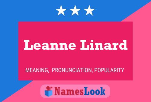 Póster del nombre Leanne Linard