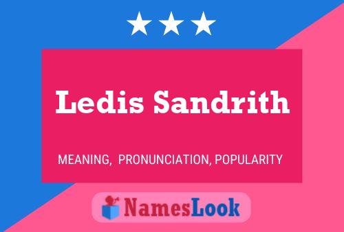 Póster del nombre Ledis Sandrith