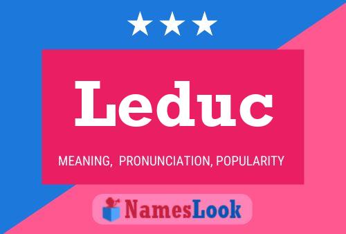 Póster del nombre Leduc