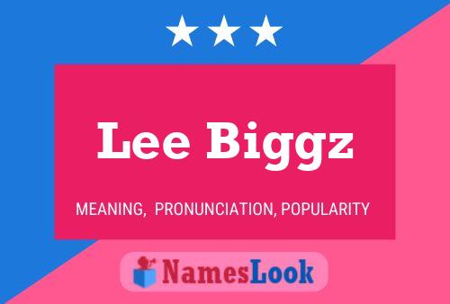 Póster del nombre Lee Biggz