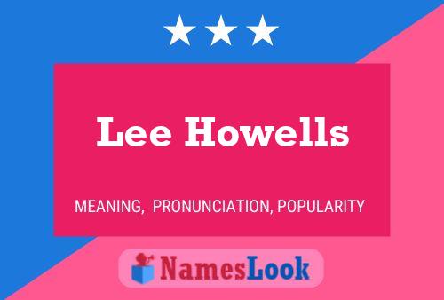 Póster del nombre Lee Howells