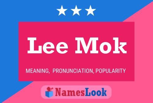 Póster del nombre Lee Mok