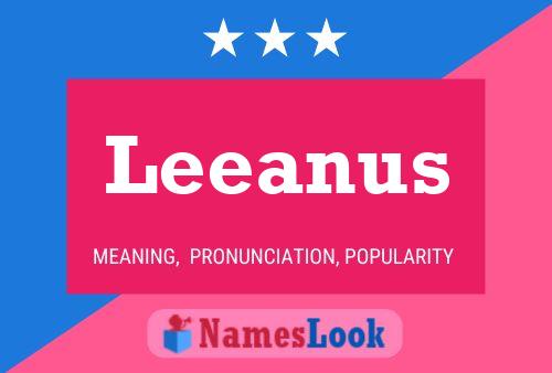 Póster del nombre Leeanus