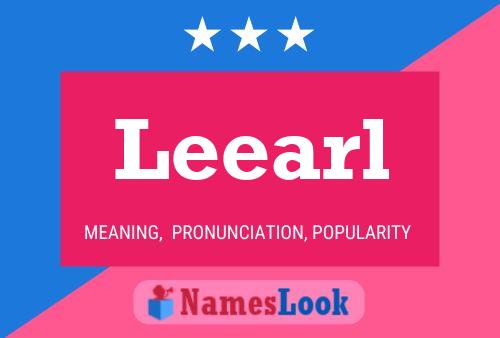 Póster del nombre Leearl