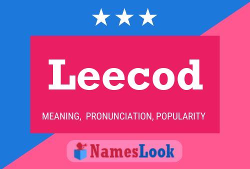 Póster del nombre Leecod