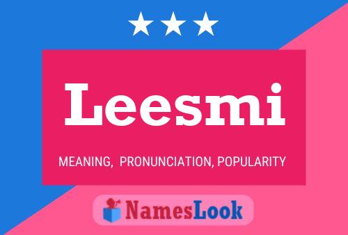 Póster del nombre Leesmi