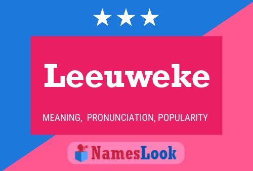 Póster del nombre Leeuweke