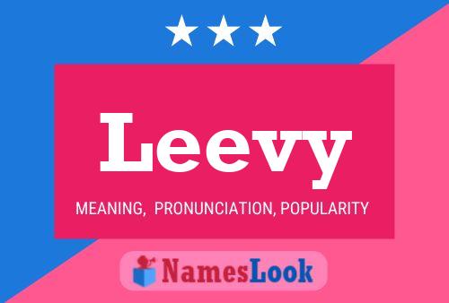 Póster del nombre Leevy