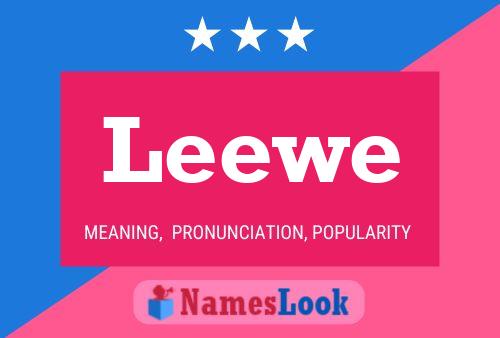 Póster del nombre Leewe