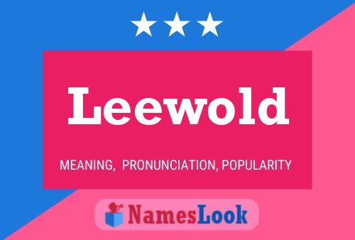 Póster del nombre Leewold