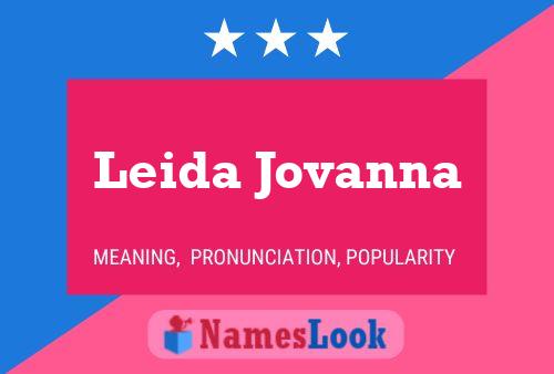 Póster del nombre Leida Jovanna