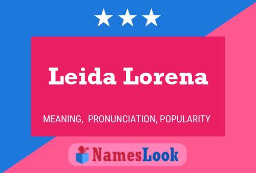 Póster del nombre Leida Lorena