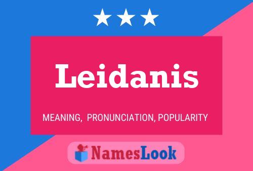 Póster del nombre Leidanis