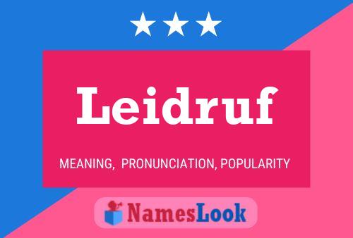 Póster del nombre Leidruf