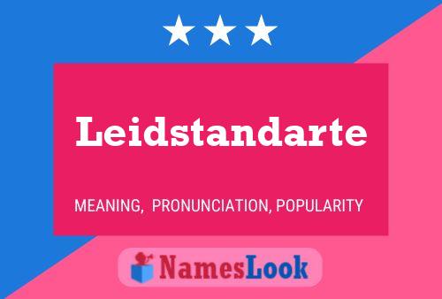 Póster del nombre Leidstandarte